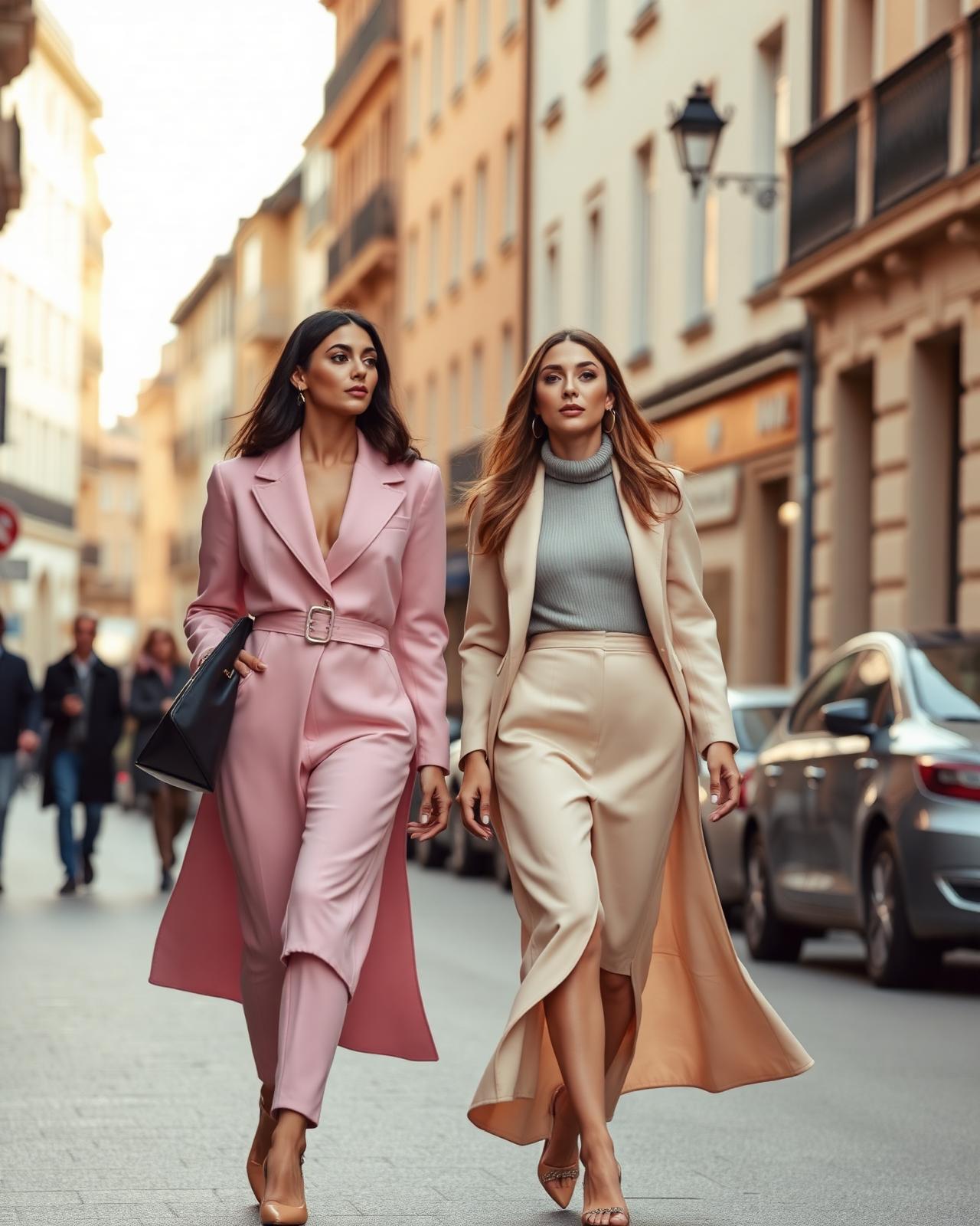 Sisters walking together